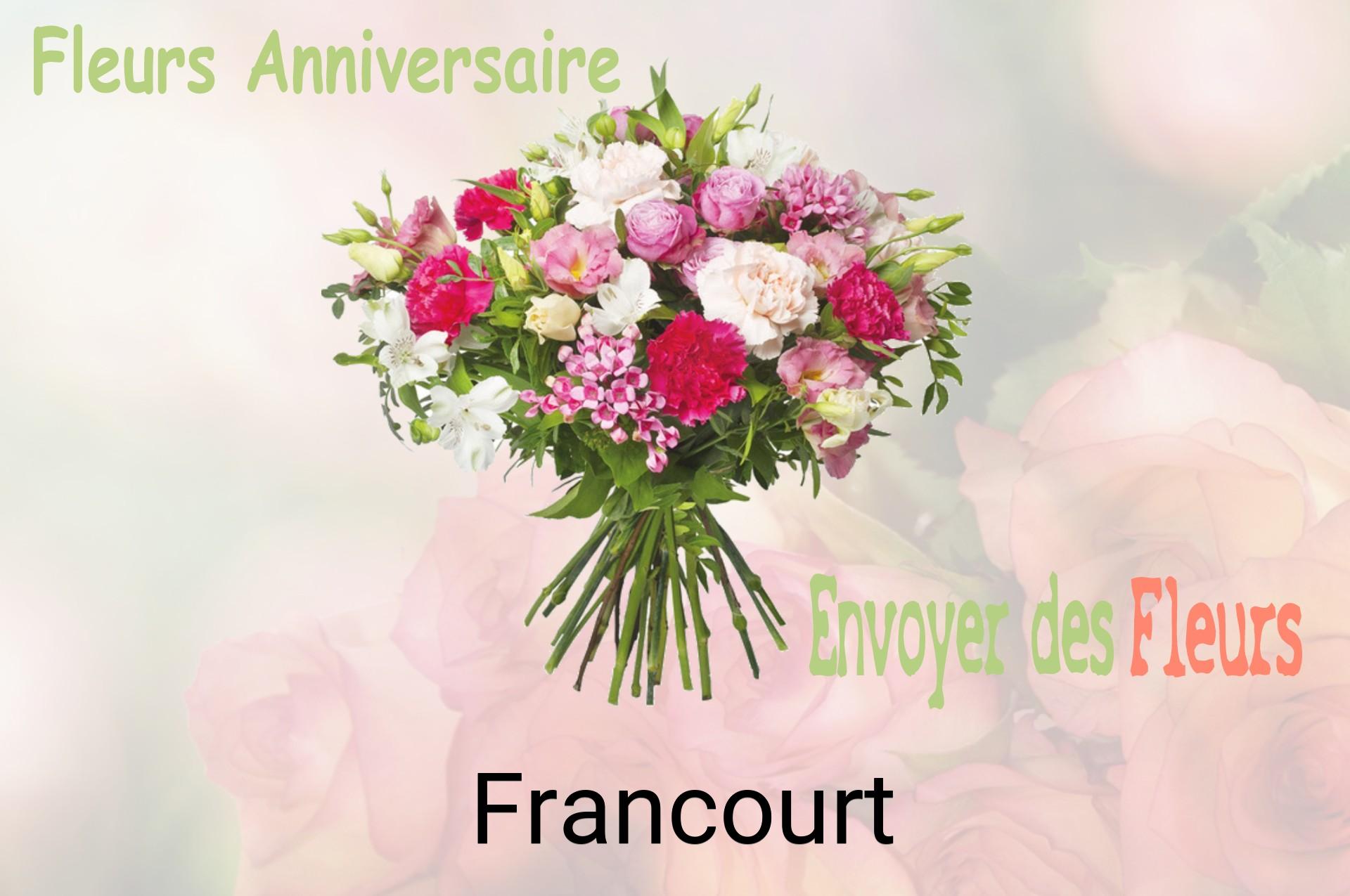 Bouquet de fleurs d’anniversaire livré à Francourt