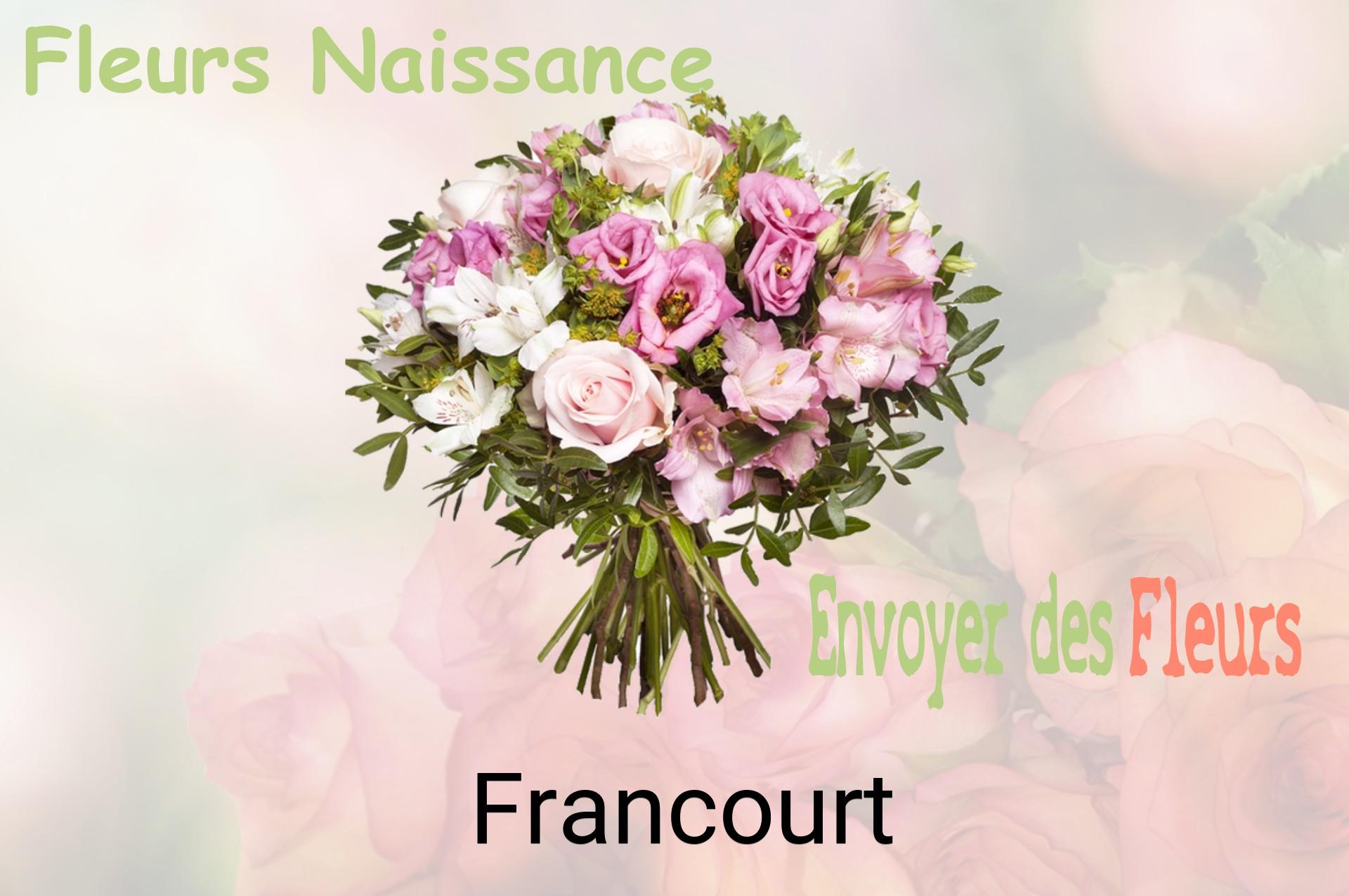 Bouquet de fleurs de naissance livré à Francourt